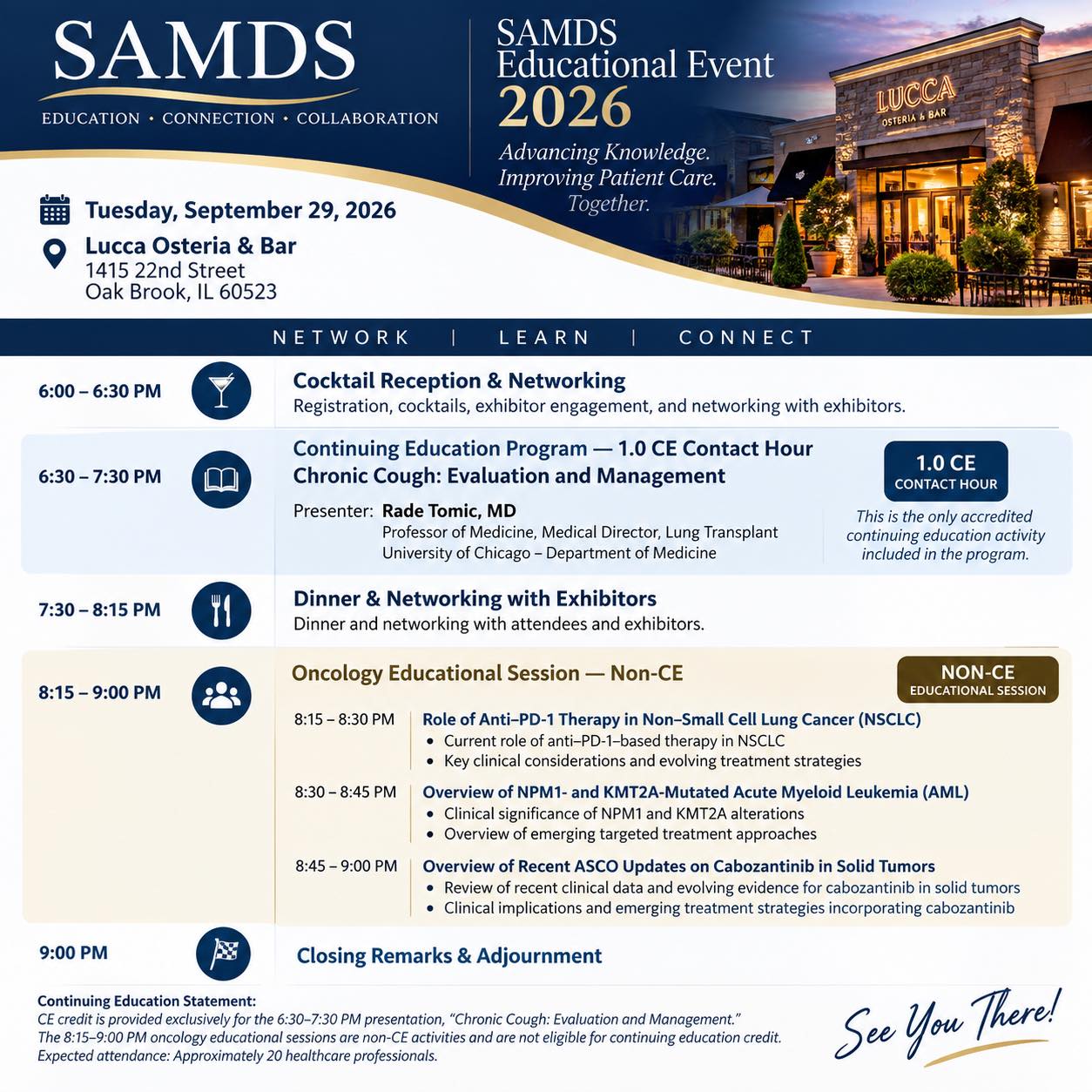 SAMDS - Educational Event