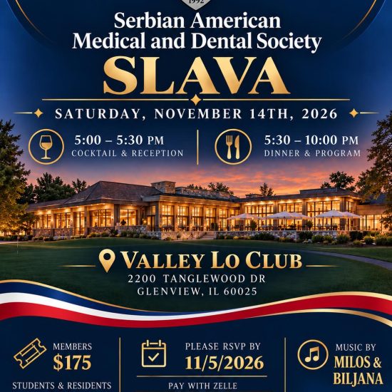 Serbian and Ameriacn Medical and Dental Society - Slava
